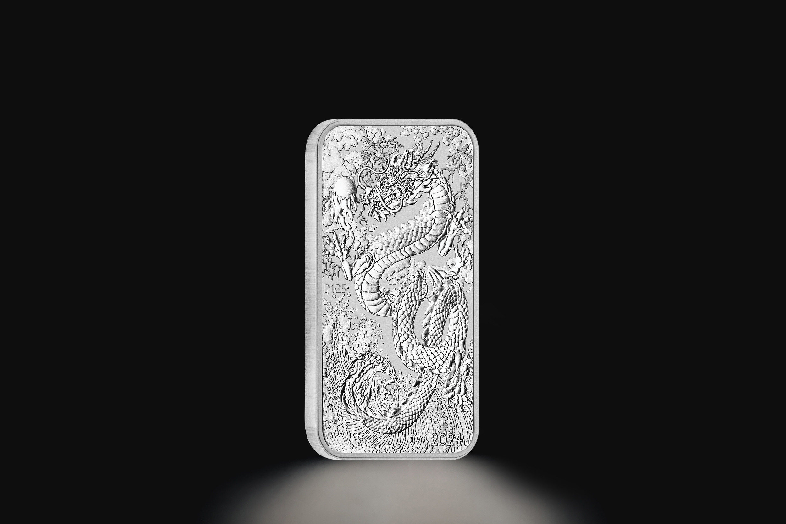 1 oz Australian Dragon Rectangular Silver Coin | Tavex Lithuania