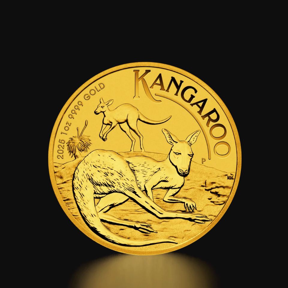 1 oz zlatna kovanica Australijski kengur