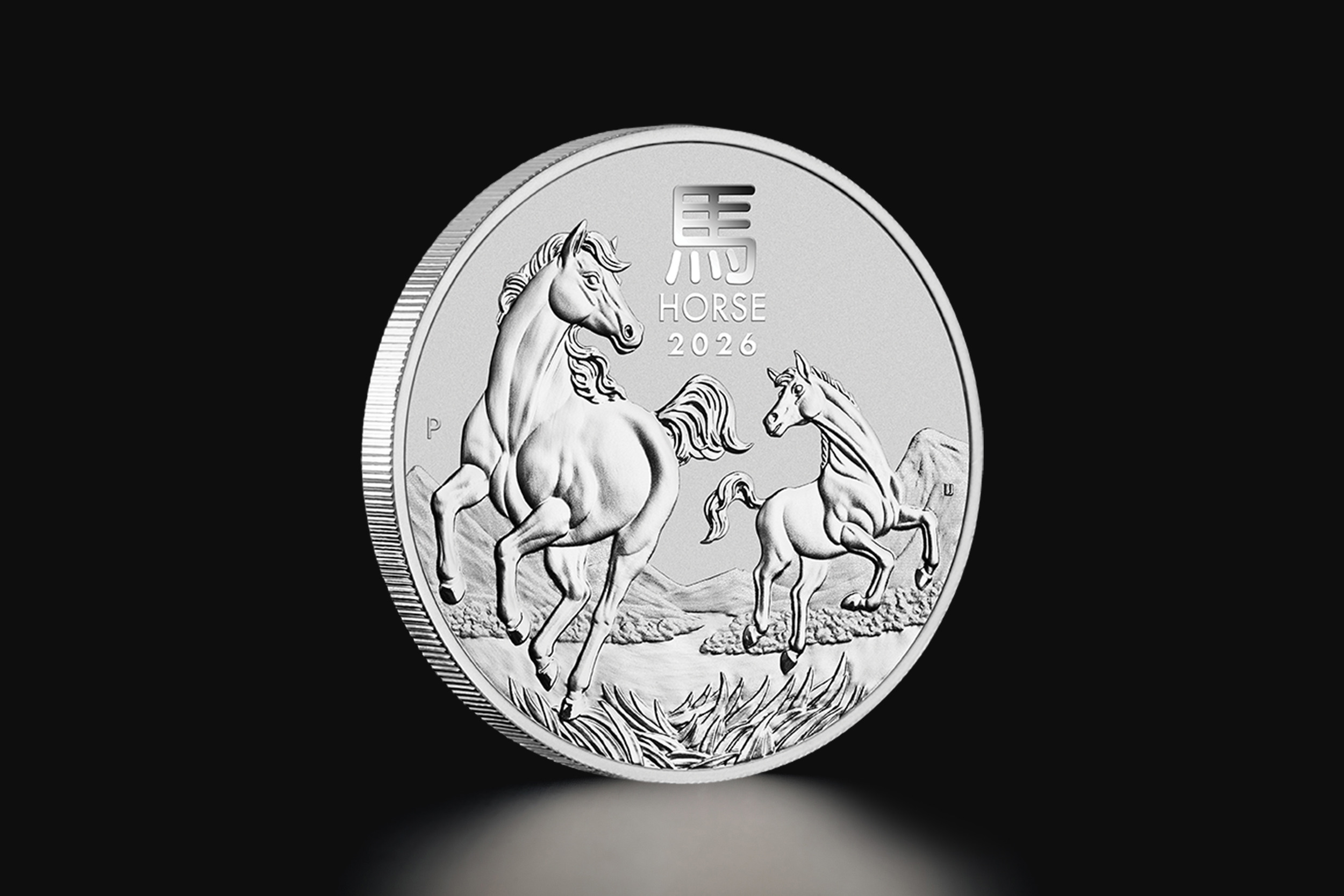 オーストラリア　シルバー　1oz 1oz Australian Lunar Year of the Horse 2026 Silver Coin - Tavex