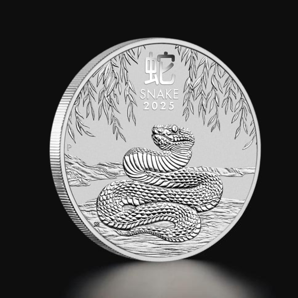 1oz Australian Lunar Year of the Snake 2025 Silver Coin - Tavex