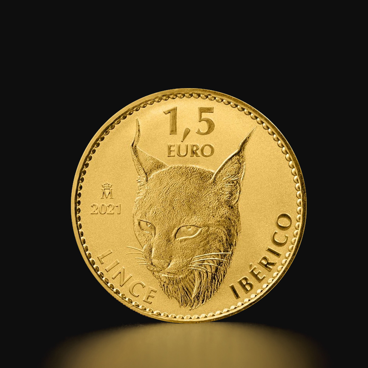 1 oz Spanish Iberian Lynx 2021 Gold Coin | Tavex Lithuania