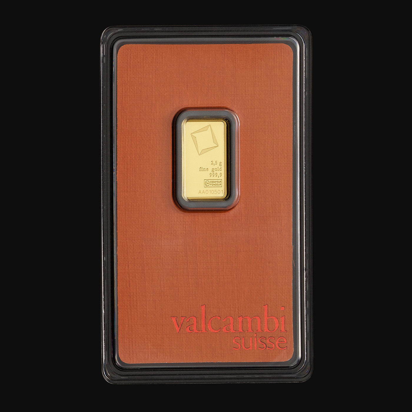 Zlatna poluga 2.5g Valcambi