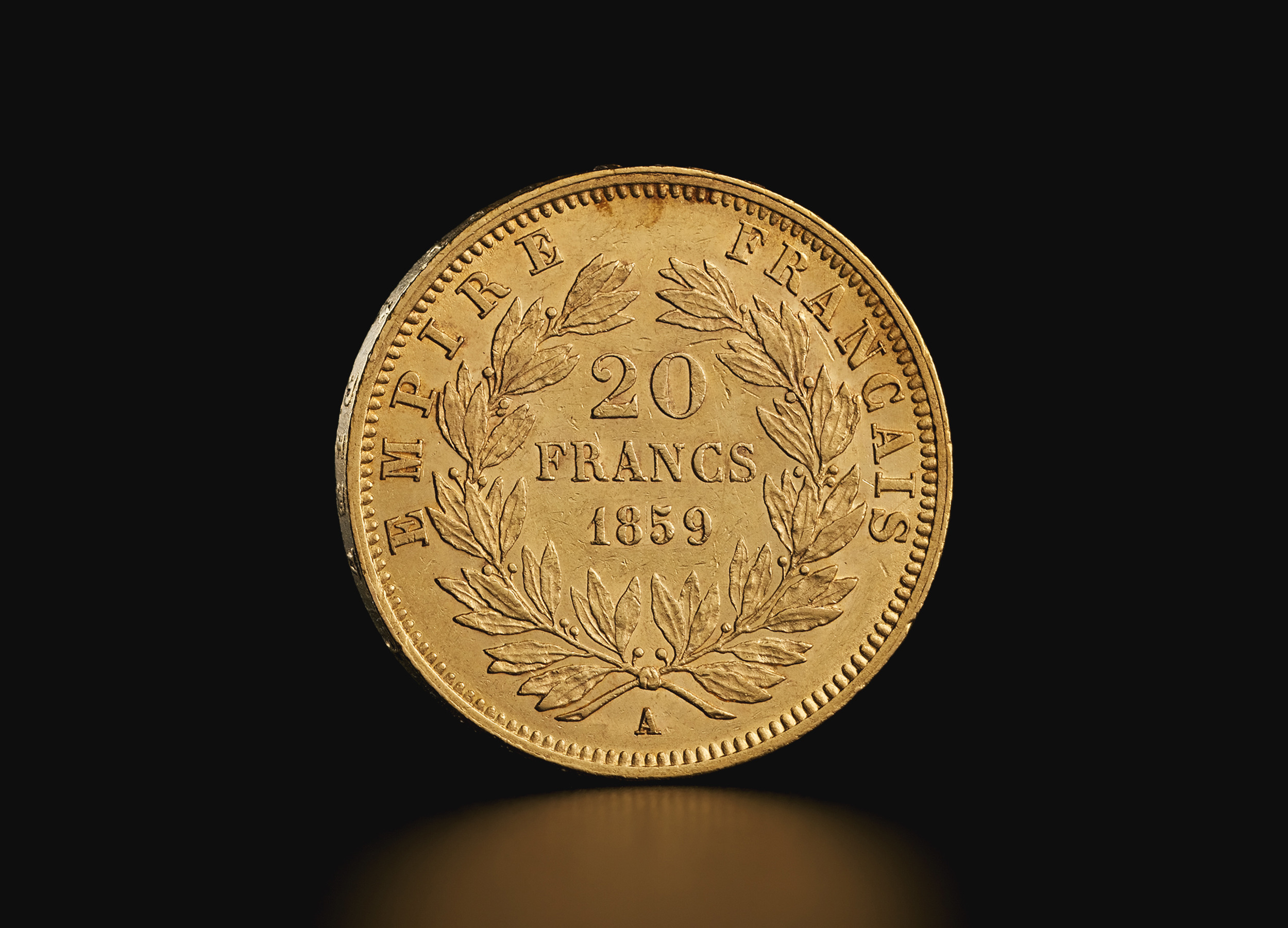 20 franaka zlatni dukat Napoleon III, Francuska