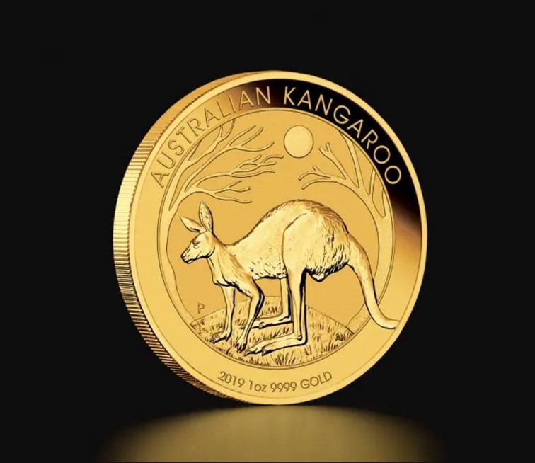 Zlatna kovanica Australijski kengur 