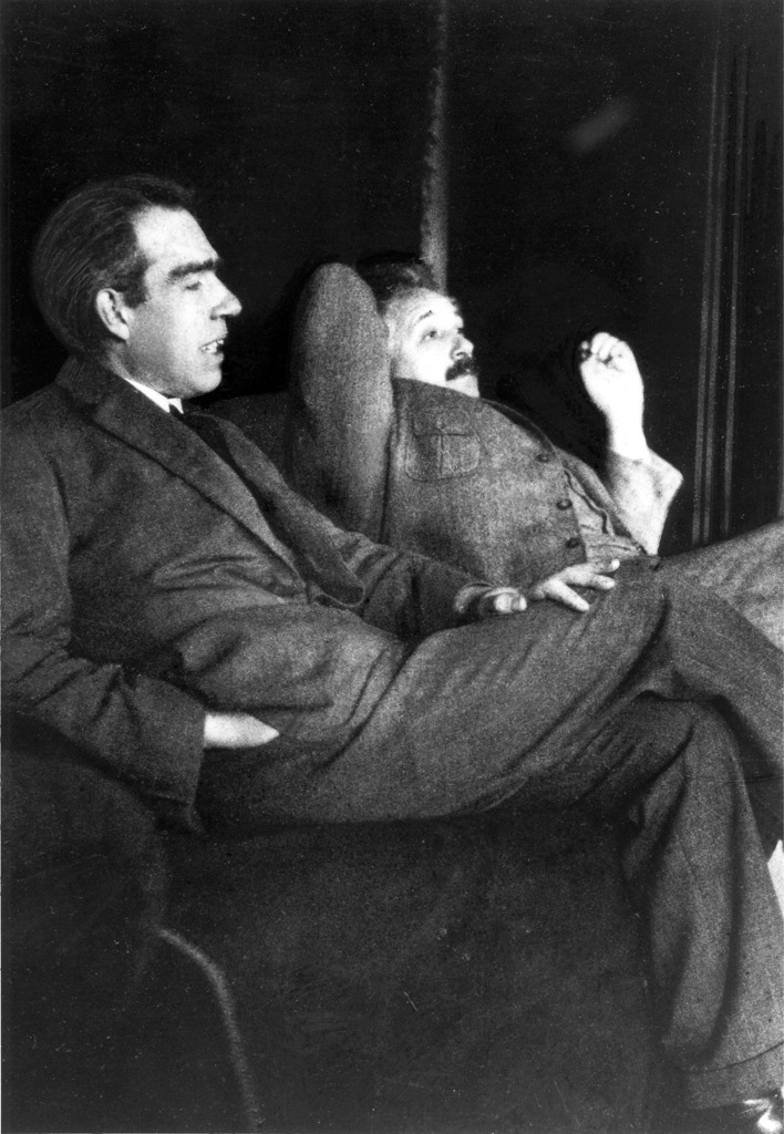 Nils Bor i Albert Ajnštajn