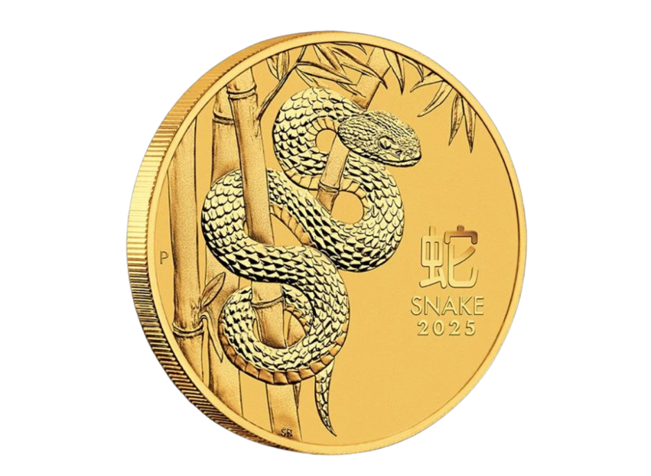 gold snake chinese new year